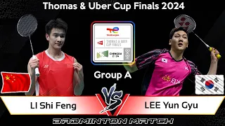 🔴LIVE SCORE | LI Shi Feng (CHN) vs LEE Yun Gyu (KOR) | Badminton Thomas & Uber Cup Finals 2024