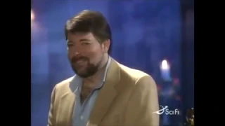 jonathan frakes arguing with himself for 1 minute and 16 seconds