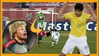 Sus disparos casi MATAN a OLIVER KAHN | Juninho Pernambucano