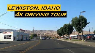 Lewiston, Idaho | 4k Driving Tour | Dashcam