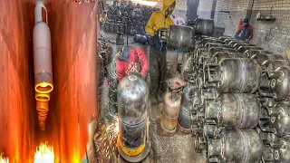 Amazing process of high Pressure Gas cylinder factory | How to Make a Gas cylinder