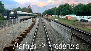 Führerstandsmitfahrt / Førerrumstur 4K: Aarhus - Fredericia