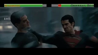 Superman vs General Zod...with healthbars