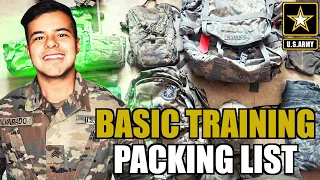 Army Basic Training PACKING LIST (2024) | Don't Forget To Pack These Items!! *MUST WATCH*