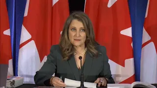 Budget 2023: Chrystia Freeland speaks with reporters – March 28, 2023