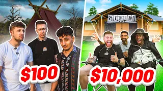 SIDEMEN $10,000 vs $100 CAMPING