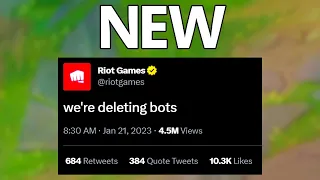 Riot just responded to bots in ranked