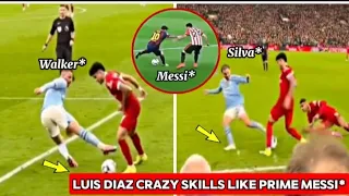 Luis Diaz Dribble Like 'Prime Messi' Over Rodri, Kyle Walker & Silva 😱🔥