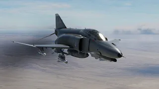 DCS F-4E Phantom II. Применение бомб и ракет с TV наведением в DCS World.