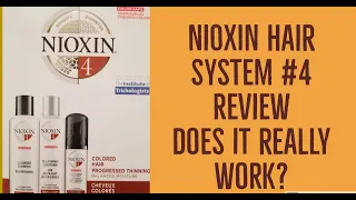 Nioxin Hair System Review including a Before and After pic.