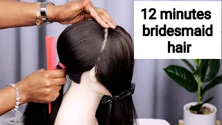 How to style easy bridesmaids hair for weddings