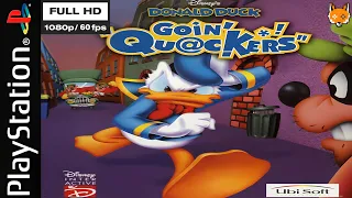 Disney's Donald Duck: Goin' Quackers - Gameplay ePSXe / PS1 / PSX / PS ONE / (1080p60fps)