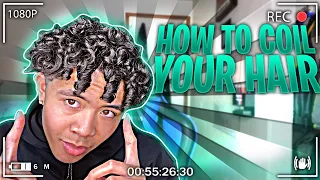 How To COIL Your Hair 😍 | Curly Hair / Perm 🦋