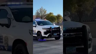 Henderson Police Department New Chevy Tahoe Responding Code 2