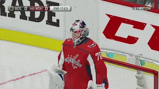 NHL 19 season mode: Boston Bruins vs Washington Capitals (Xbox One HD) [1080p60FPS]