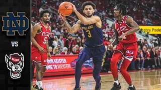 Notre Dame vs. NC State Men's Basketball Highlights (2021-22)