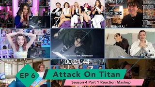 Attack On Titan Season 4 Episode 6 (4x6) Reaction Mashup: 進撃の巨人 4期リアクション