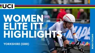 Women Elite ITT Highlights | 2019 UCI Road World Championships