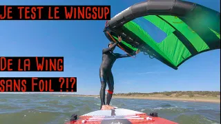 Test WingSUP, la wing sans le foil (Eng subtitles)