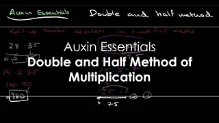 Double and Half Method: a Multiplication Trick