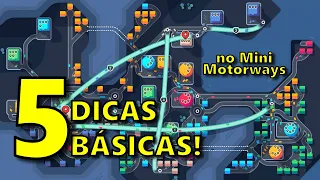 5 DICAS BÁSICAS que você PRECISA SABER no Mini Motorways! (e que ninguém conta)