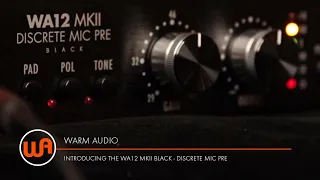 Warm Audio // Introducing The WA12 MKII Black - Discrete Mic Pre