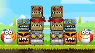 Red Ball 4 - All Bosses - Twin Mode - Ball Friends - Reverse Gameplay Volume 1,2,3,4,5