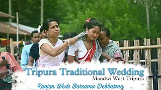 Ranjan Weds Barsama || Mandwi west Tripura|| Traditional Wedding video ||