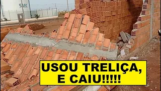 O VENTO DERRUBOU ESTE MURO... COM TRELIÇA!😱