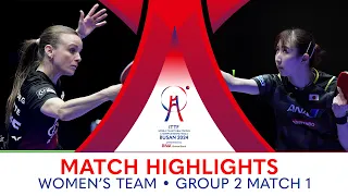 Sarah De Nutte (LUX) vs Hina Hayata (JPN) | WT GP2 - Match 1 | #ITTFWorlds2024