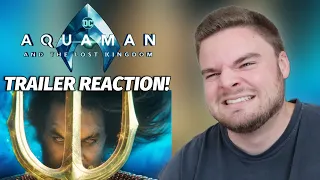 Aquaman and the Lost Kingdom Trailer REACTION!