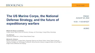 The US Marine Corps, the National Defense Strategy, and the future of expeditionary warfare