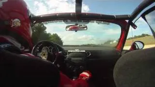 Tampa Stig Burns Out at Road Atlanta in a Mazda MX5