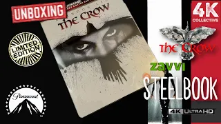 The Crow 4K UltraHD Blu-ray Zavvi exclusive steelbook Unboxing