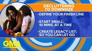 How to downsize and declutter your life