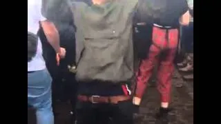 Guy dancing @ PARKLIFE 2014