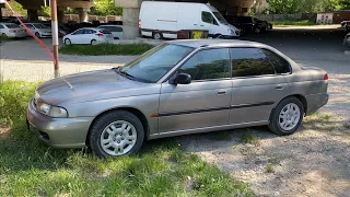 Subaru Legasy в кузове BD5 (седан), второе поколение 1998 год. Беглое знакомство.