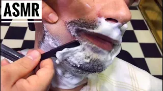 ASMR BEARD CUT • MASSAGE AND SLEEP THERAPY • Real barber shop