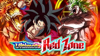 Redzone Broly vs EZA Full Power SSJ4! Global First EZA SSJ4 Goku Stunts on Redzone Broly (Dokkan)