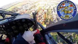 Christoph Europa 1 (EC-135) Cockpit Einsatz Alsdorf Blumenrath P-TÜR