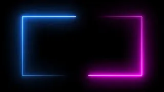 Футаж - Neon Frame [ Blue + Violet ] ¦ Фон для видео ¦ Все для видеомонтажа от SD