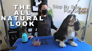 The All Natural Look Step By Step | Cavalier King Charles
