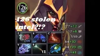 Silencer 126 stolen intel Dota 2 gameplay | Overthrow 7.20e