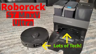 A First Look!!  Roborock S7 MaxV Ultra! Complete Overview & Unboxing - High Tech Robot Vacuum & Mop!