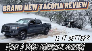 2023 TACOMA TRD OFF-ROAD First review From a Ford Maverick Owner!