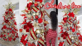 DECORA TU ÁRBOL DE NAVIDAD FACIAL Y ELEGANTE|NAVIDAD 2023|CHRISTMAS TREE|Como decorar paso a paso