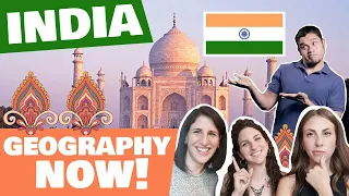 EUROPEANS react to Geography now INDIA! sub eng - hindi