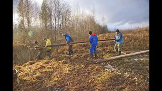 Обводнение торфяника.