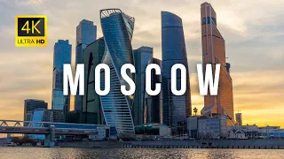 Moscow, Russia 🇷🇺 in 4K Ultra HD | Drone Video