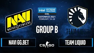 CS:GO - NAVI GG.BET vs. Team Liquid [Inferno] Map 3 - IEM Katowice 2021 - Group B